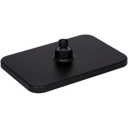 Лійка для верхнього душу Qtap Hlavova 260x180 мм прямокутна QTHLA107BLM45786 Black Matt