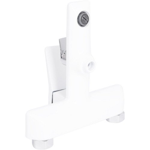 Смеситель для ванны Qtap Presto (c душевым гарнитуром) QTPRE259CRW45579 Chrome/White