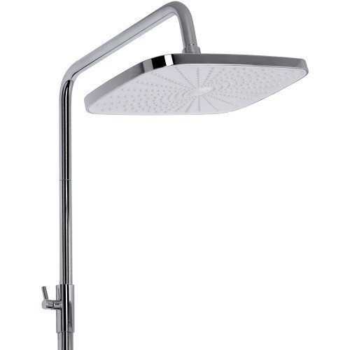 Душова система універсальна Qtap Gemini на три споживача (з виливом) QTGEM111CRW45687 Chrome/White