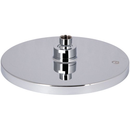 Лейка для верхнего душа Qtap Hlavova D 230 мм округлая QTHLA107CRM45787 Chrome/White