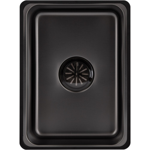 Мойка для кухни интегрированная Lidz Handmade H6845HB Decor Black PVD Honeycomb 3,0/1,0 мм LDH6845HDECBLM49445