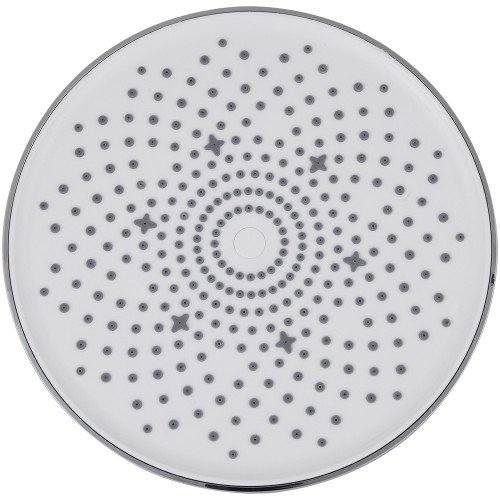 Лейка для верхнего душа Qtap Hlavova D 230 мм округлая QTHLA107CRM45787 Chrome/White