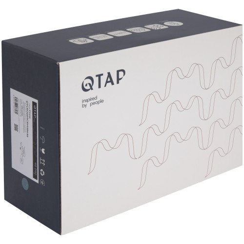 Змішувач для ванни Qtap Crow з душовим гарнітуром QTCRO259CRM48646 Chrome