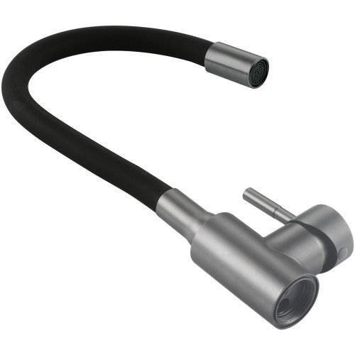 Смеситель для кухни Lidz Aria 015F3 (k35) с гибким изливом LDARI015F3BGRP49564 Graphite/Black