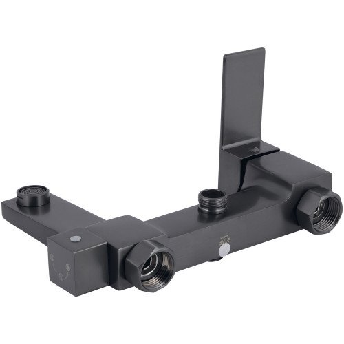 Душова система універсальна Qtap Gemini на три споживача (з виливом) QTGEM111GMB45688 Gunmetal Black PVD