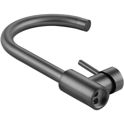 Смеситель для кухни Lidz Aria 015F (k35) LDARI015FGRP49559 Graphite