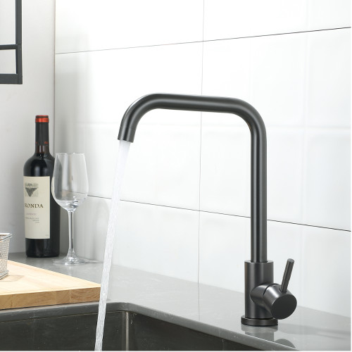 Смеситель для кухни Lidz Aria 015F1 (k35) LDARI015F1GRP49558 Graphite