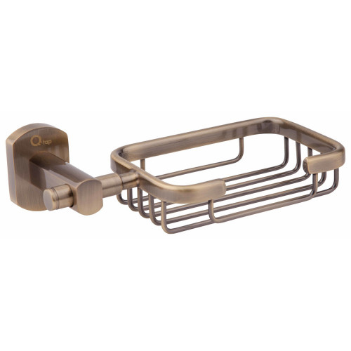 Мильниця Qtap Liberty настінна QTLIBANT1156 Antic Bronze Мильниця Qtap Liberty настінна QTLIBANT1156 Antic Bronze
