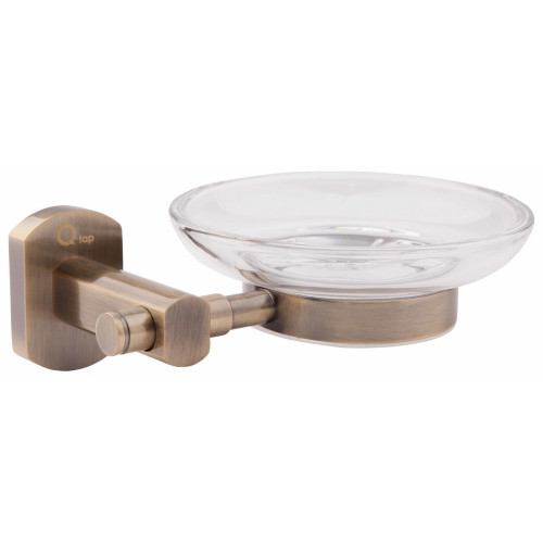 Мыльница Qtap Liberty настенная QTLIBANT1159 Antic Bronze