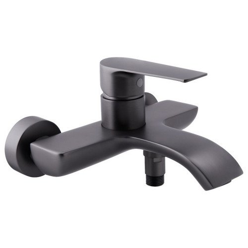 Змішувач для ванни Qtap Zelnava QTZELN3050101G Graphite