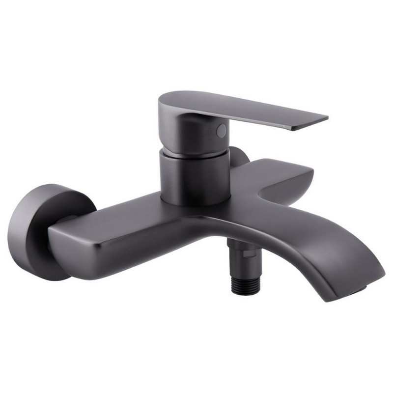 Смеситель для ванны Qtap Zelnava QTZELN3050101G Graphite