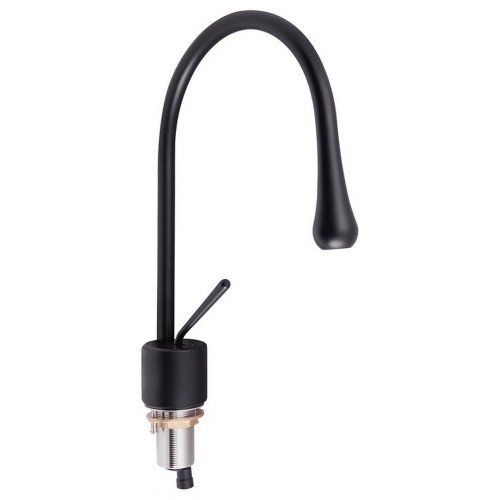 Змішувач для раковини Qtap Virgo з поворотним виливом QTVIR1066103B Black Matt Змішувач для раковини Qtap Virgo з поворотним виливом QTVIR1066103B Black Matt