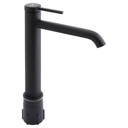 Змішувач для раковини Qtap Robin високий QTROB1060H102B Black Matt