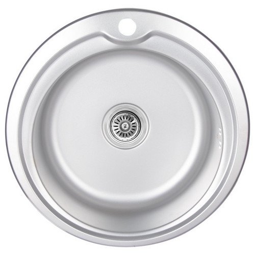 Кухонная мойка Lidz 510-D 0,6 мм Micro Decor (LIDZ510D06MD160)
